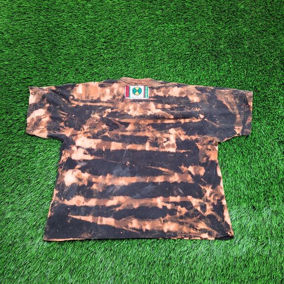 Cross-Colours Crop-Top Shirt Womens Medium 19x20 Bleached - Picture 3 of 12